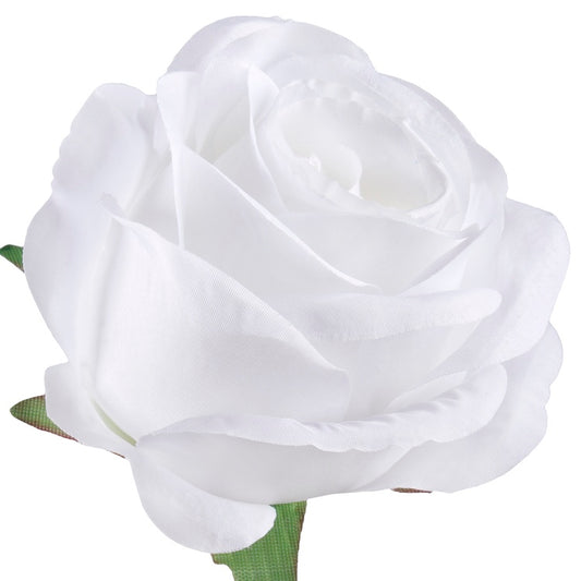 Ruusunnuppu Valkoinen - Tekokukat.fi