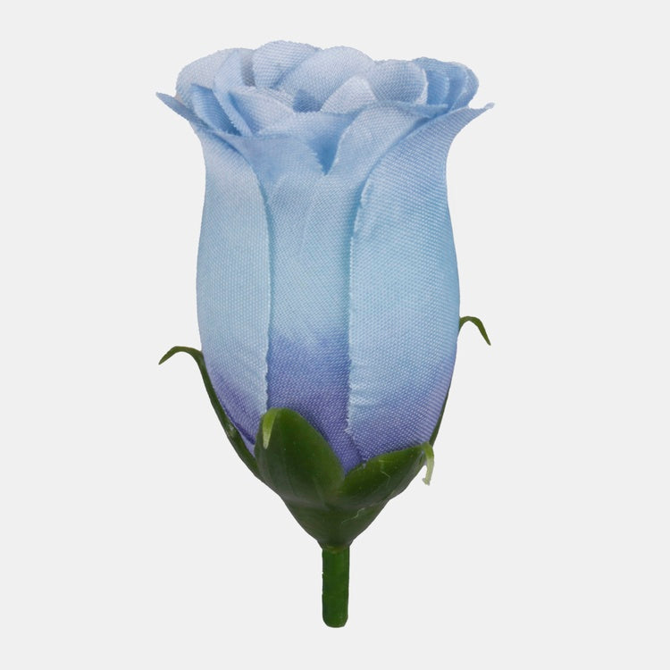 Ruusu silmussa Pölysininen - Tekokukat.fi