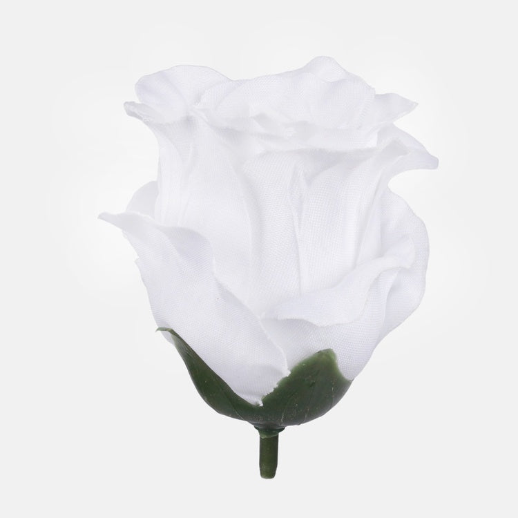 Ruusunnuppu Valkoinen - Tekokukat.fi