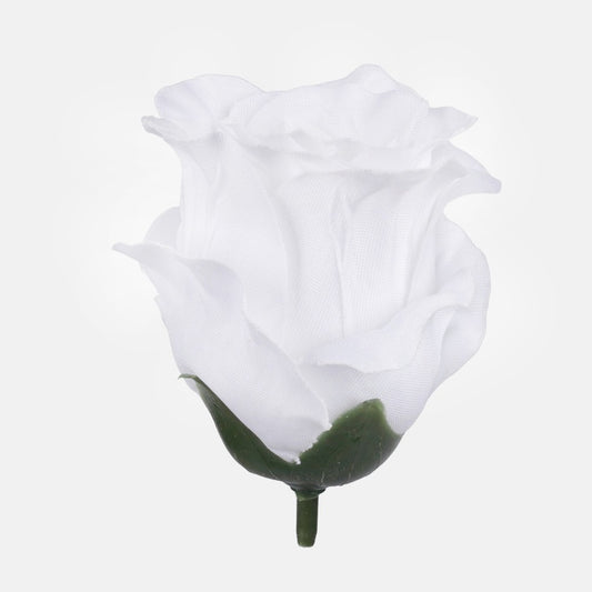 Ruusunnuppu Valkoinen - Tekokukat.fi