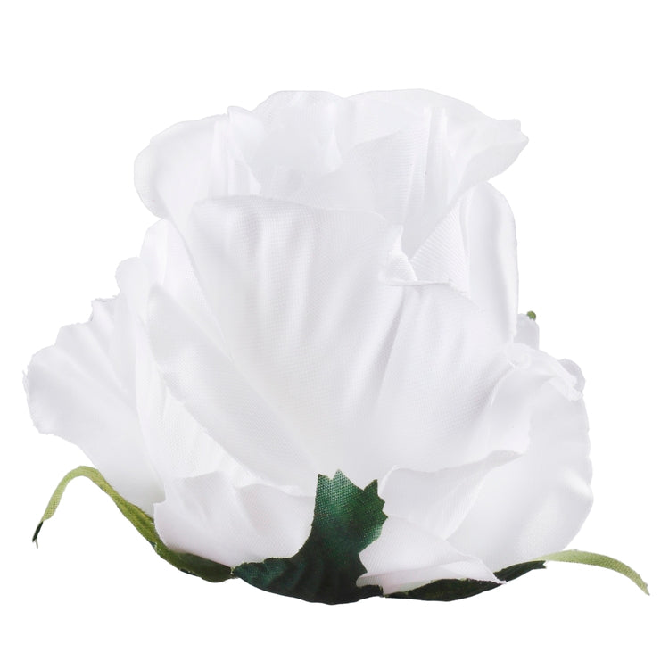 Ruusunnuppu Puhdas valkoinen - Tekokukat.fi