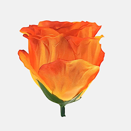 Ruusunnuppu Keltainen/T.T. Oranssi - Tekokukat.fi