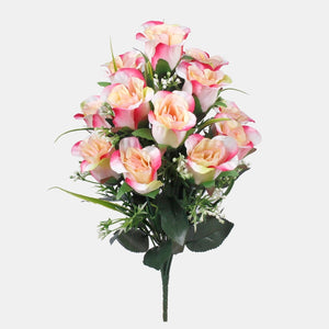 Kermainen/vaaleanpunainen reuna