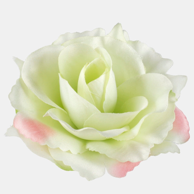 Ruusu Luutnantti Vihreä/Pink Edge - Tekokukat.fi