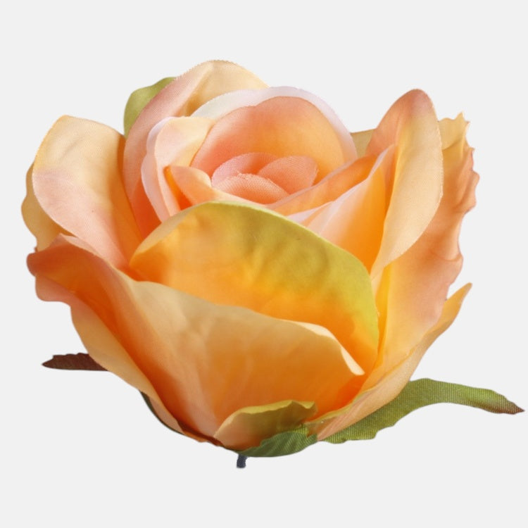 RUUSUN PÄÄ T.T. Oranssi/vihreä reuna - Tekokukat.fi