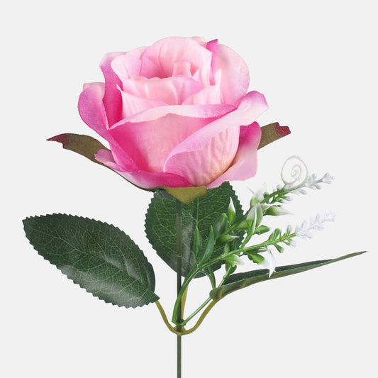 Ruusu tekokukka pinkki/violetti - Tekokukat.fi