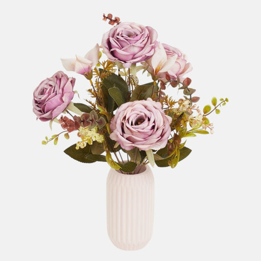 Ruusukimppu Violetti - Tekokukat.fi