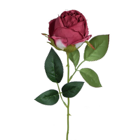 Ruusu tekokukka burgundia - Tekokukat.fi