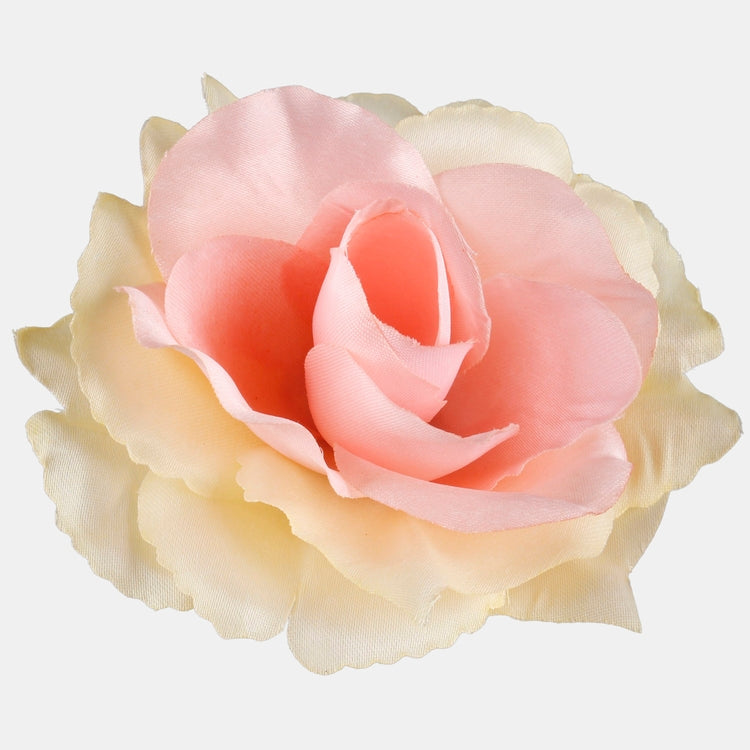 Ruusu Keltainen/lohi - Tekokukat.fi