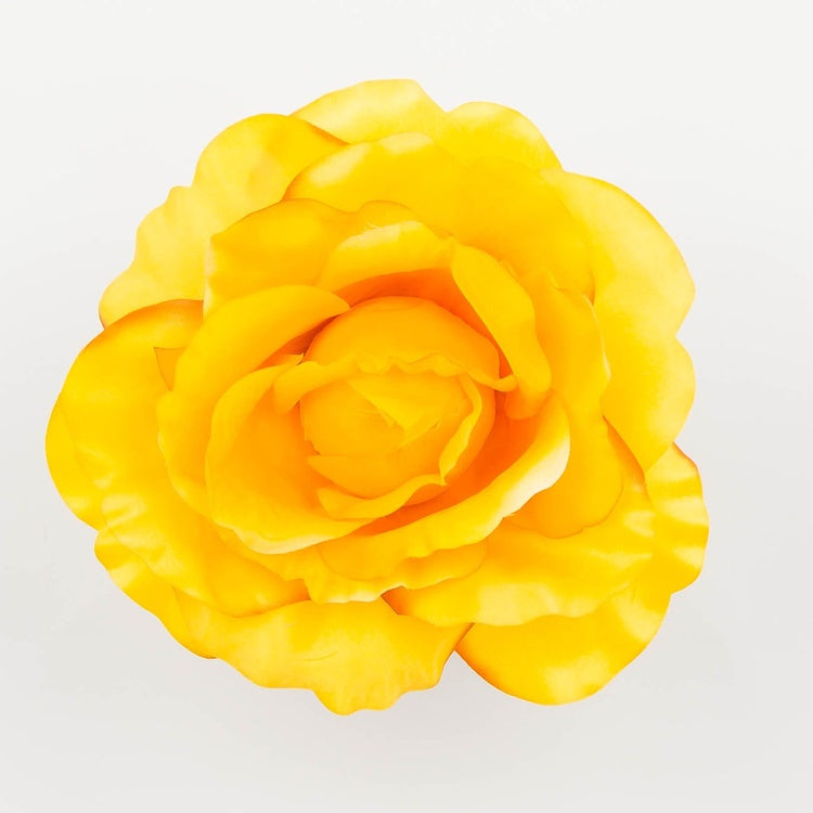 Ruusun pää Keltainen - Tekokukat.fi