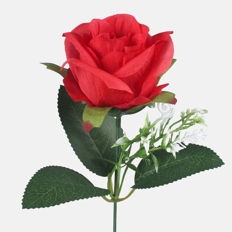 Ruusu tekokukka punainen - Tekokukat.fi