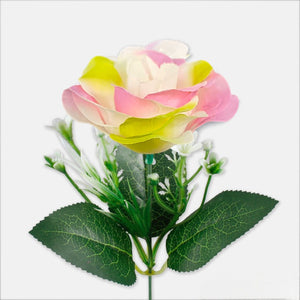 Kermanvärinen/vihreä/vaaleanpunainen reuna