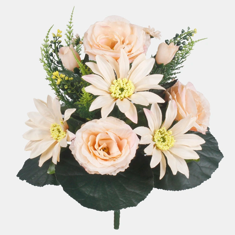 Sekavärinen Ruusu-Daalia Tekokukkakimppu