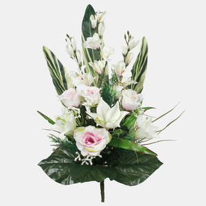 Kermainen/vaalea lila/vihreä reuna