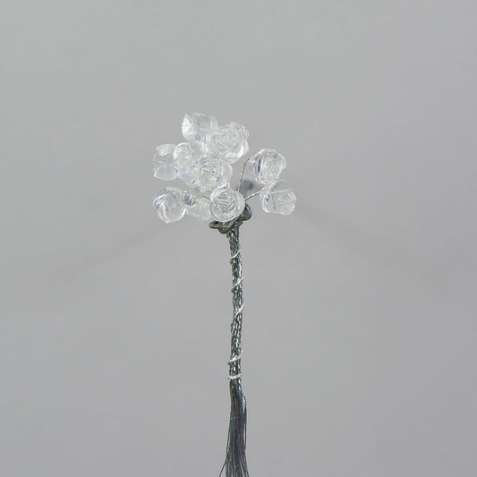 Ruusu – sisustuskoriste, 11 cm, 288 kpl / pakkaus