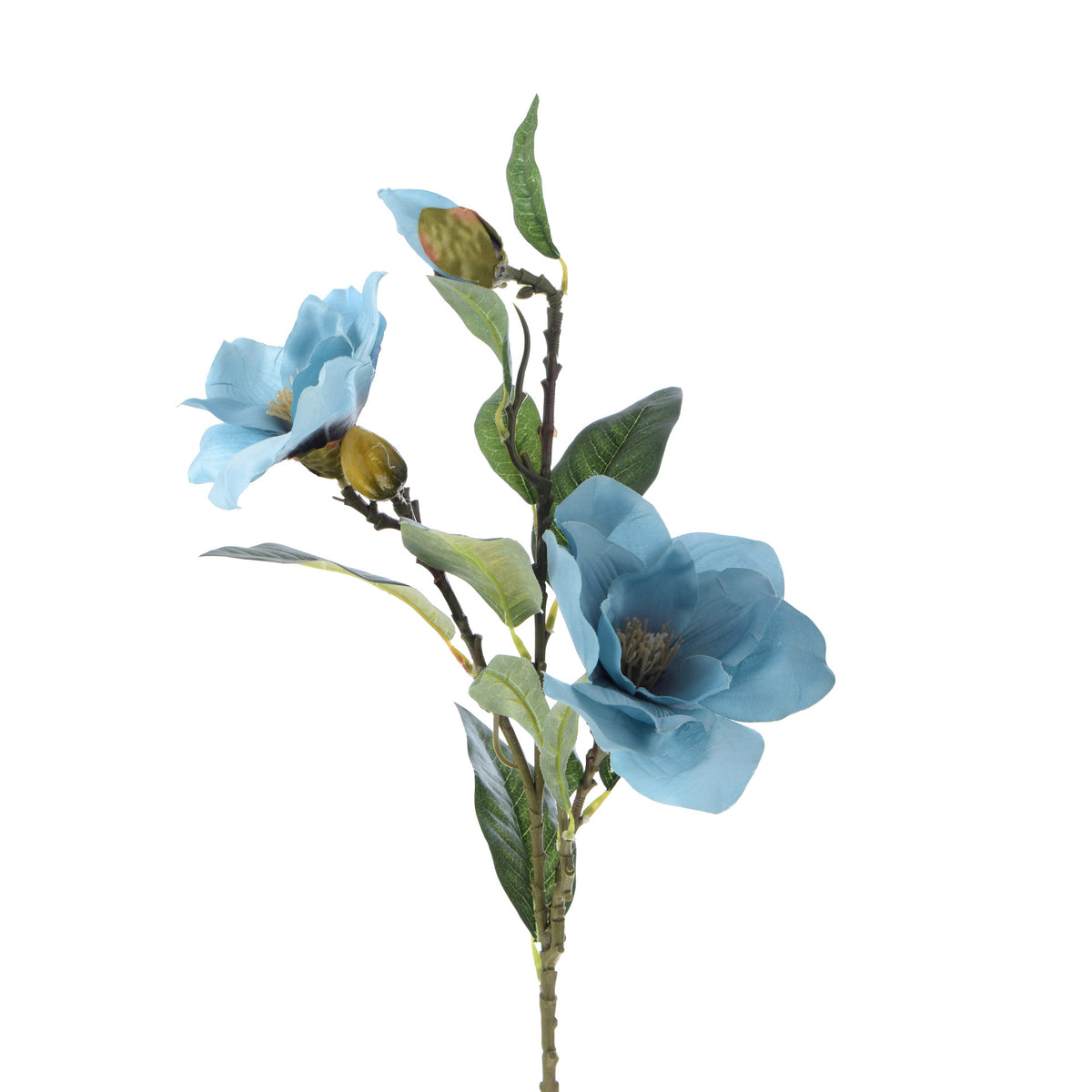Sininen magnolia – tekokukka, 80 cm