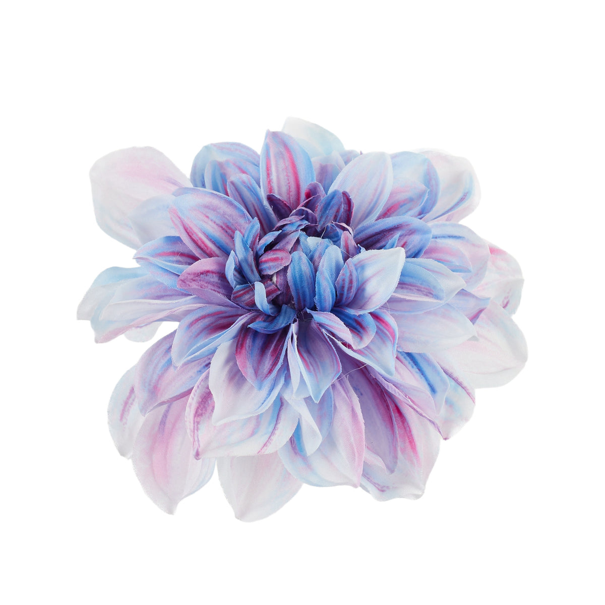 Sininen tekodaalian kukkapää, 14 cm