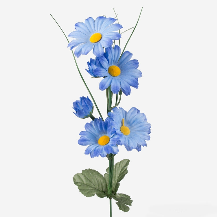 Daisy x 7 tekokukka sininen - Tekokukat.fi