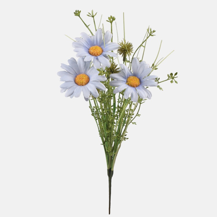 Päivänkakkara tekokukka vaaleansininen - Tekokukat.fi