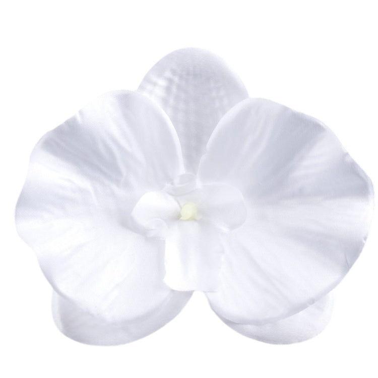 Satiini orkidea Puhdas valkoinen - Tekokukat.fi