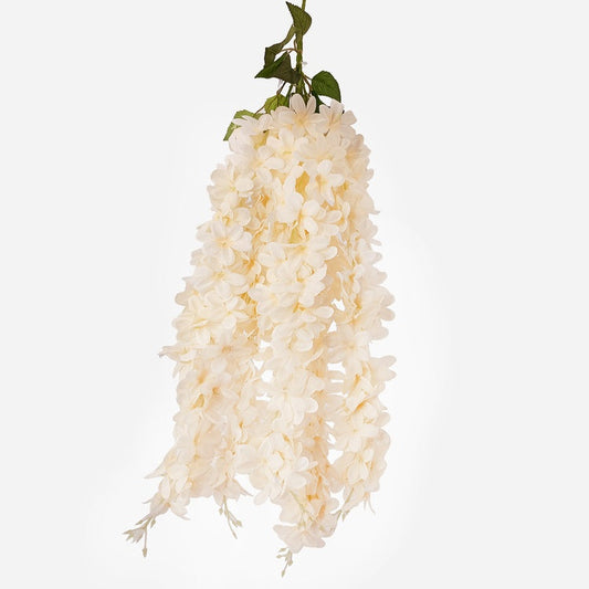 Riippuva orkidea x 5 tekokukka vaalea persikka - Tekokukat.fi