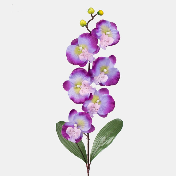 Tummanliila orkidea tekokukka 78 cm - Tekokukat