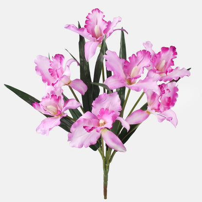 Orkidea tekokukkakimppu t.t. purppura