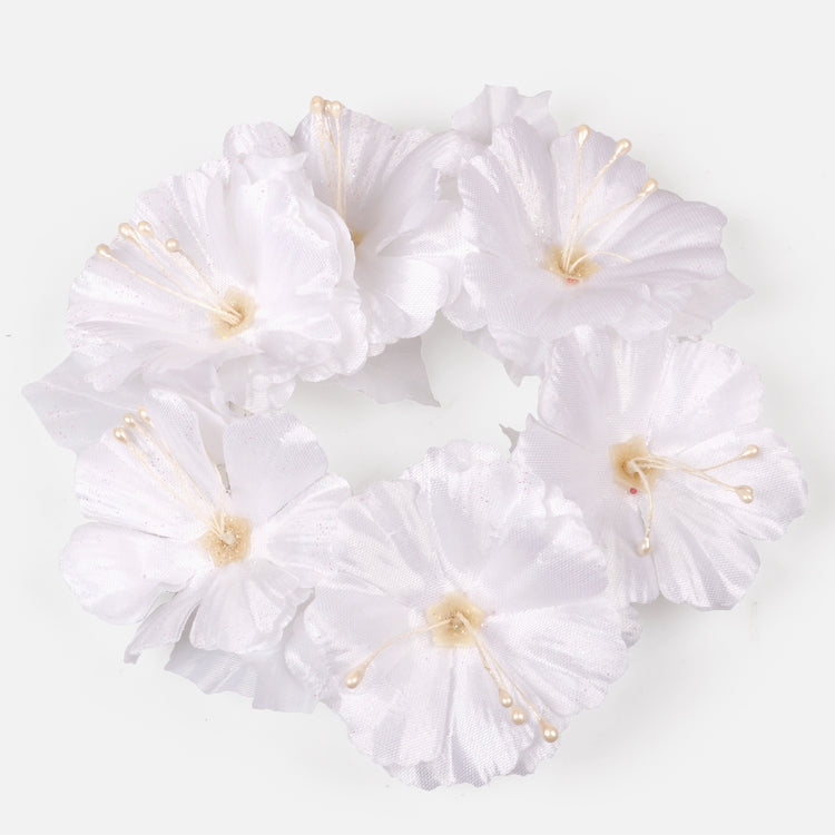 Kynttilän keskiosa - Mallow 2,5" Valkoinen - Tekokukat.fi