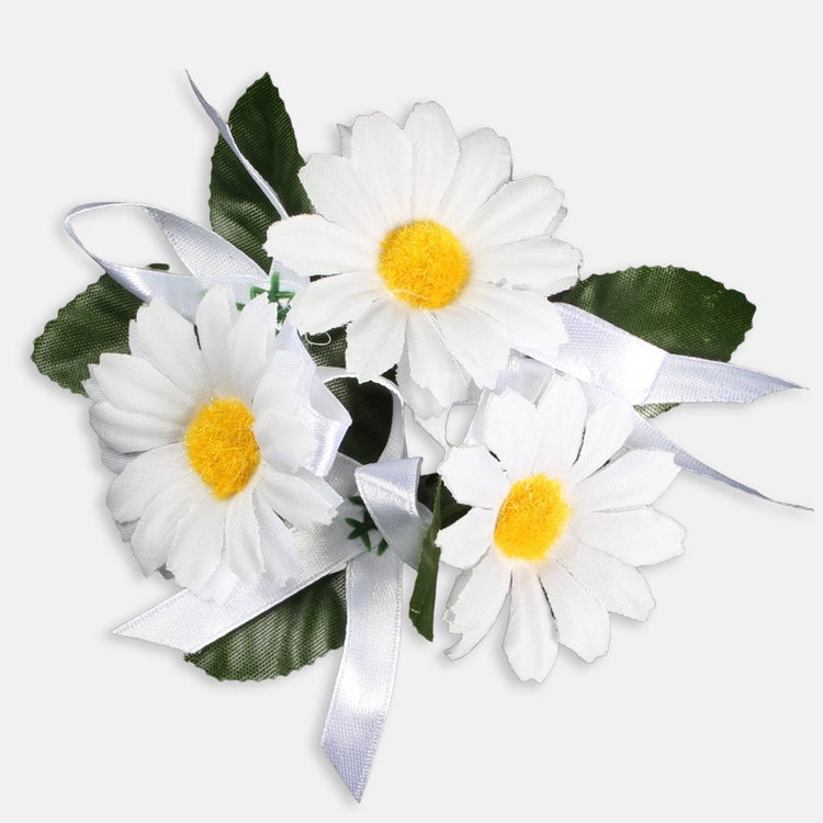 Kynttilän keskiosa - Daisy 1" Valkoinen - Tekokukat.fi