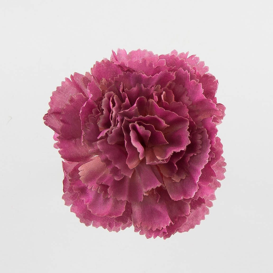 Syksyinen malva tekoneilikan kukkapää, 6 cm, 12 kpl
