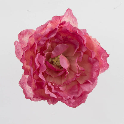 Syksyinen malva tekopionin kukkapää, 5 cm, 12 kpl