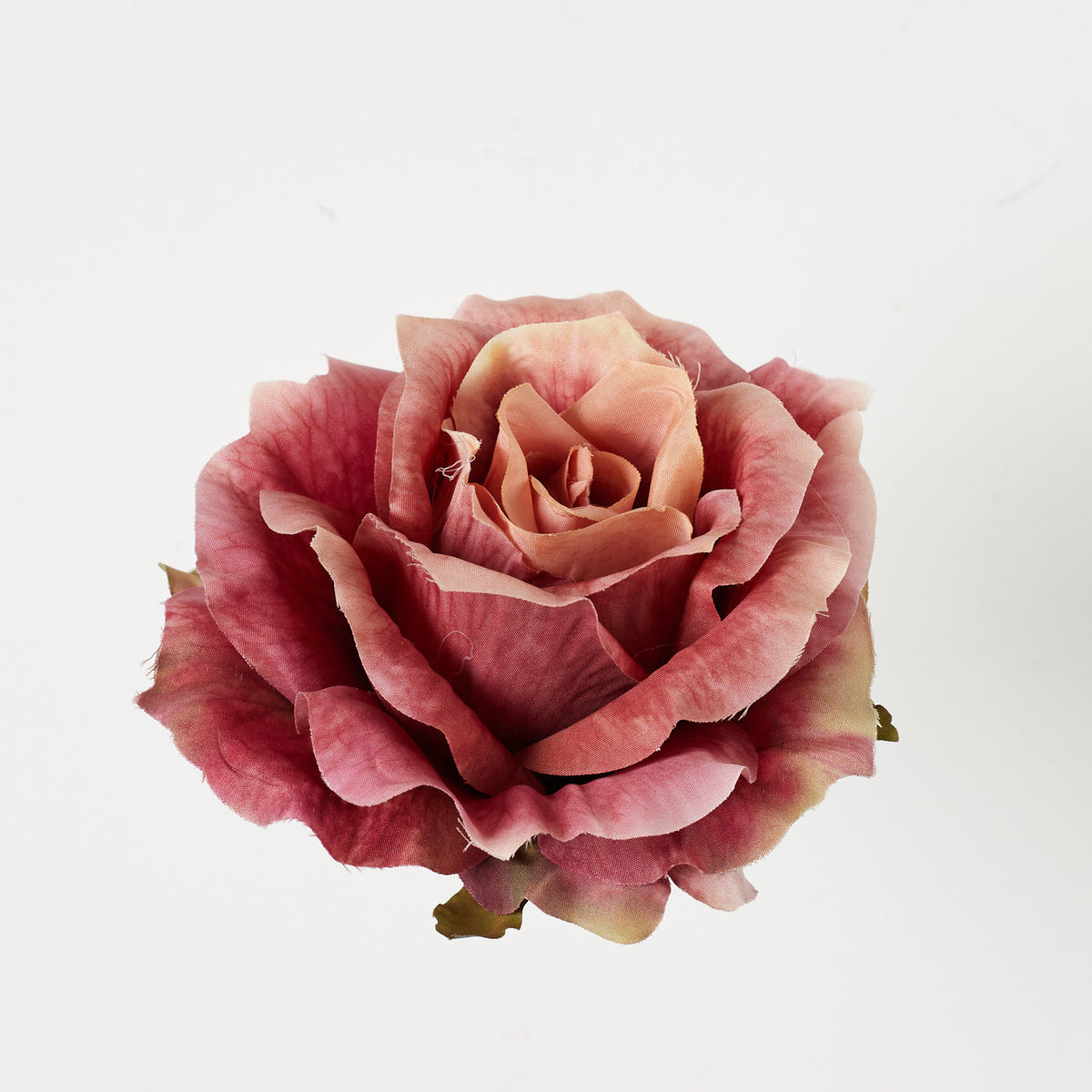 Syksyinen persikka tekoruusun kukkapää, 7 cm