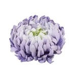 Syksyinen violetti tekokrysanteemin kukkapää, 19 cm