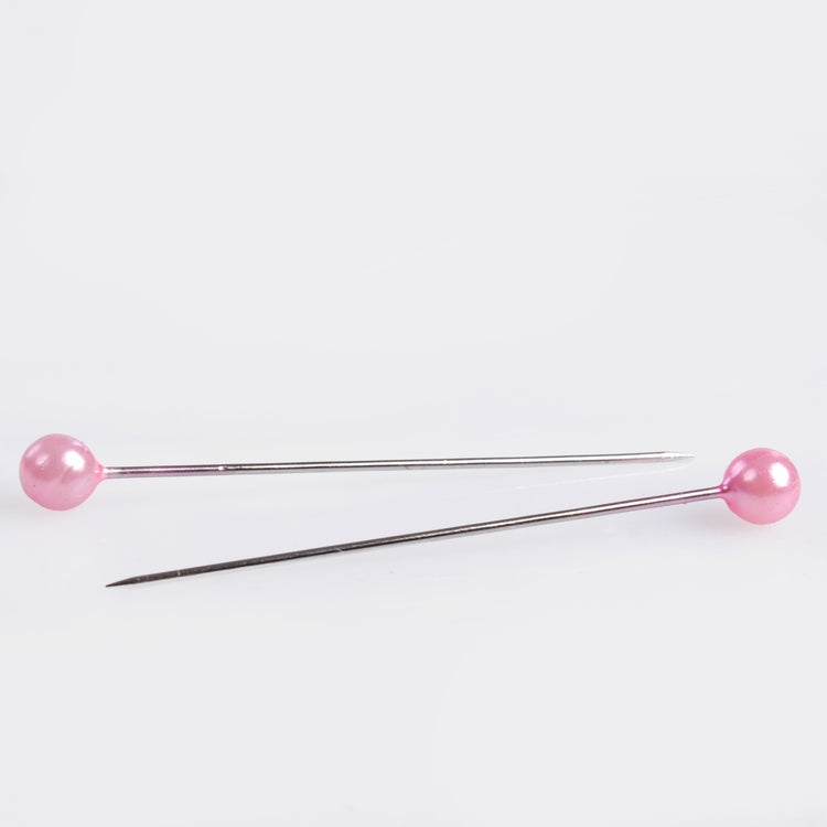 Pearl pin x 100 kpl Vaaleanpunainen - Tekokukat.fi