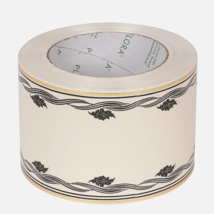 Nauhanauha 8 cm/50 yd Kerma/musta - Tekokukat.fi