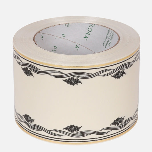 Nauhanauha 8 cm/50 yd Kerma/musta - Tekokukat.fi