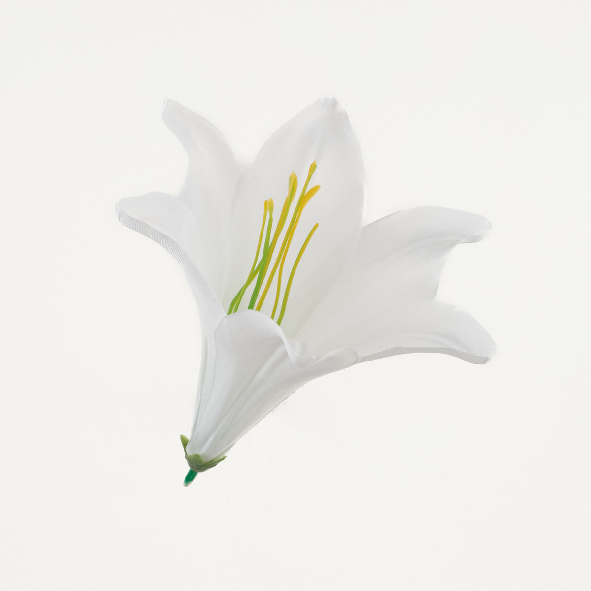 Tekoliljan kukkapää, satiini, 13 cm