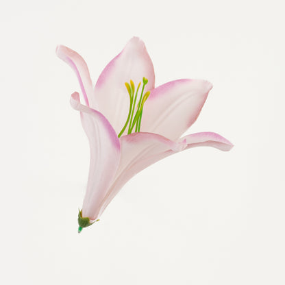 Tekoliljan kukkapää, satiini, 13 cm