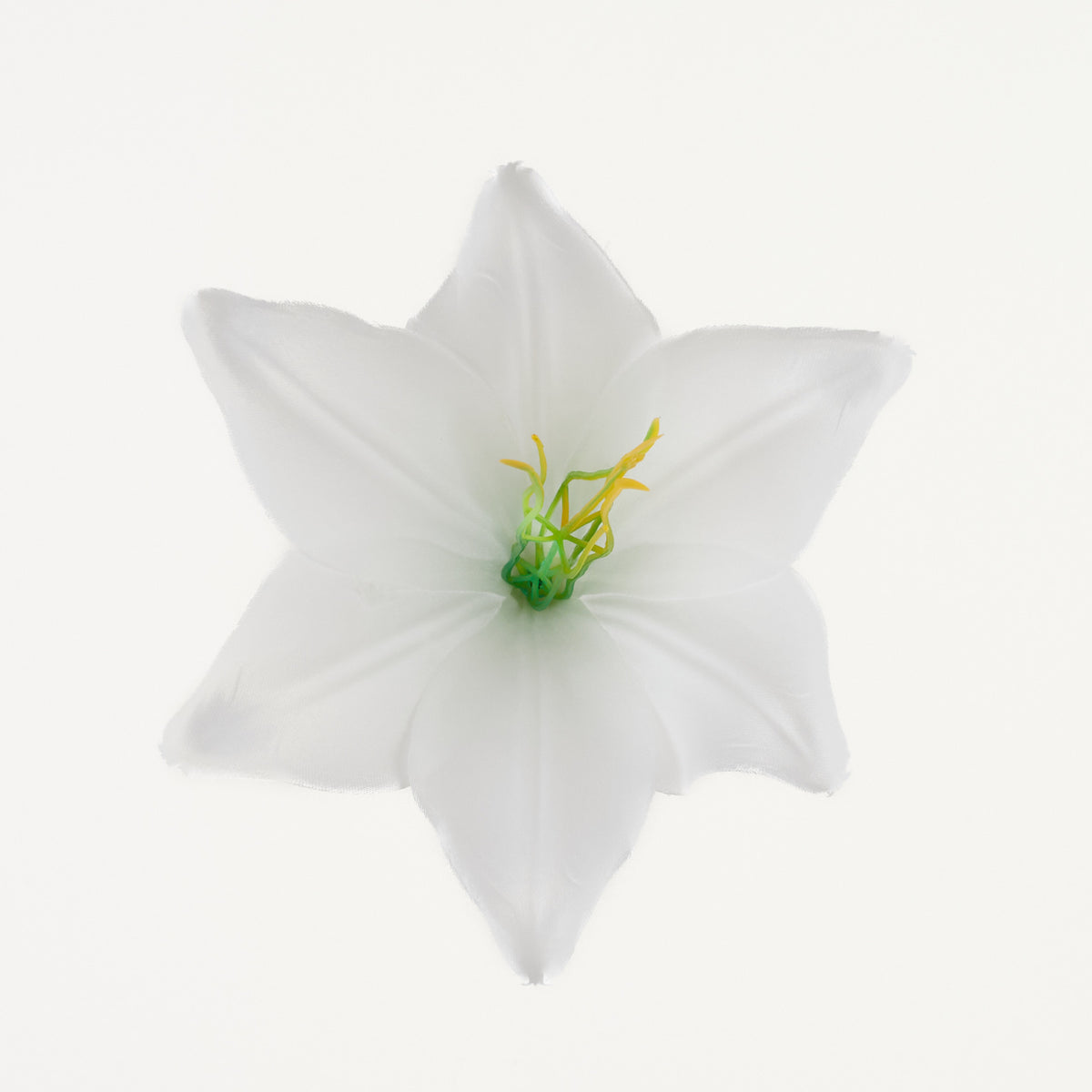 Tekoliljan kukkapää, satiini, 13 cm