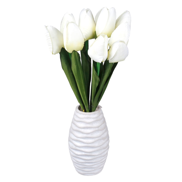 Tulppaanikimppu x 9 Kerma - Tekokukat.fi