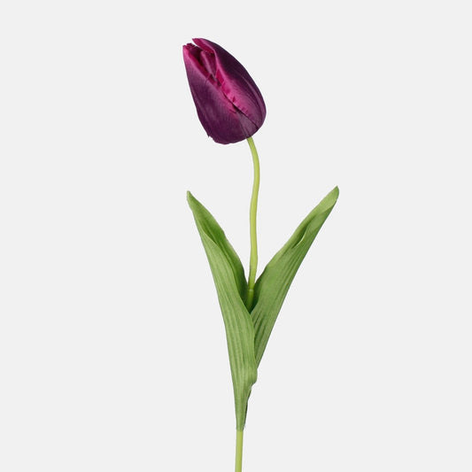 Tulppaani tekokukka burgundy (8) - Tekokukat.fi