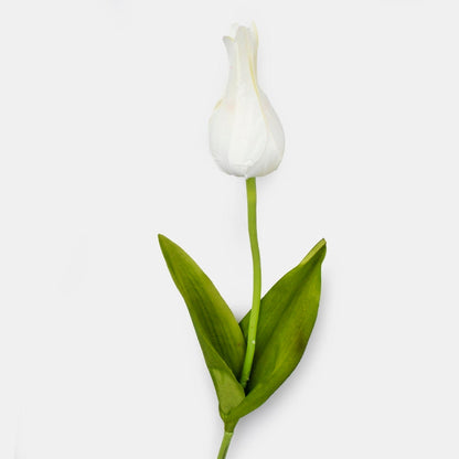 Tulppaani tekokukka valkoinen