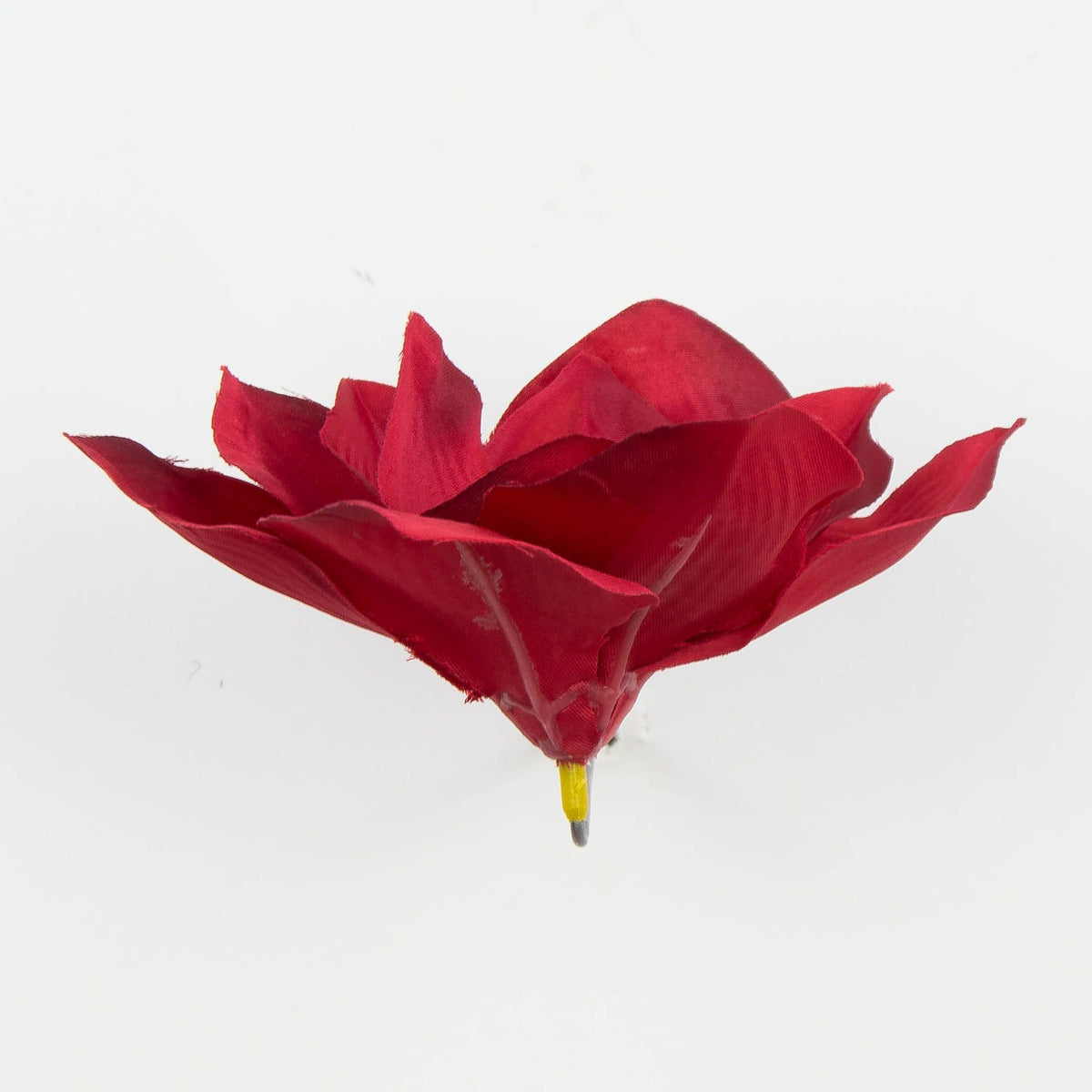 Tumma punainen magnolia – tekokukkapää, 9 cm, 12 kpl