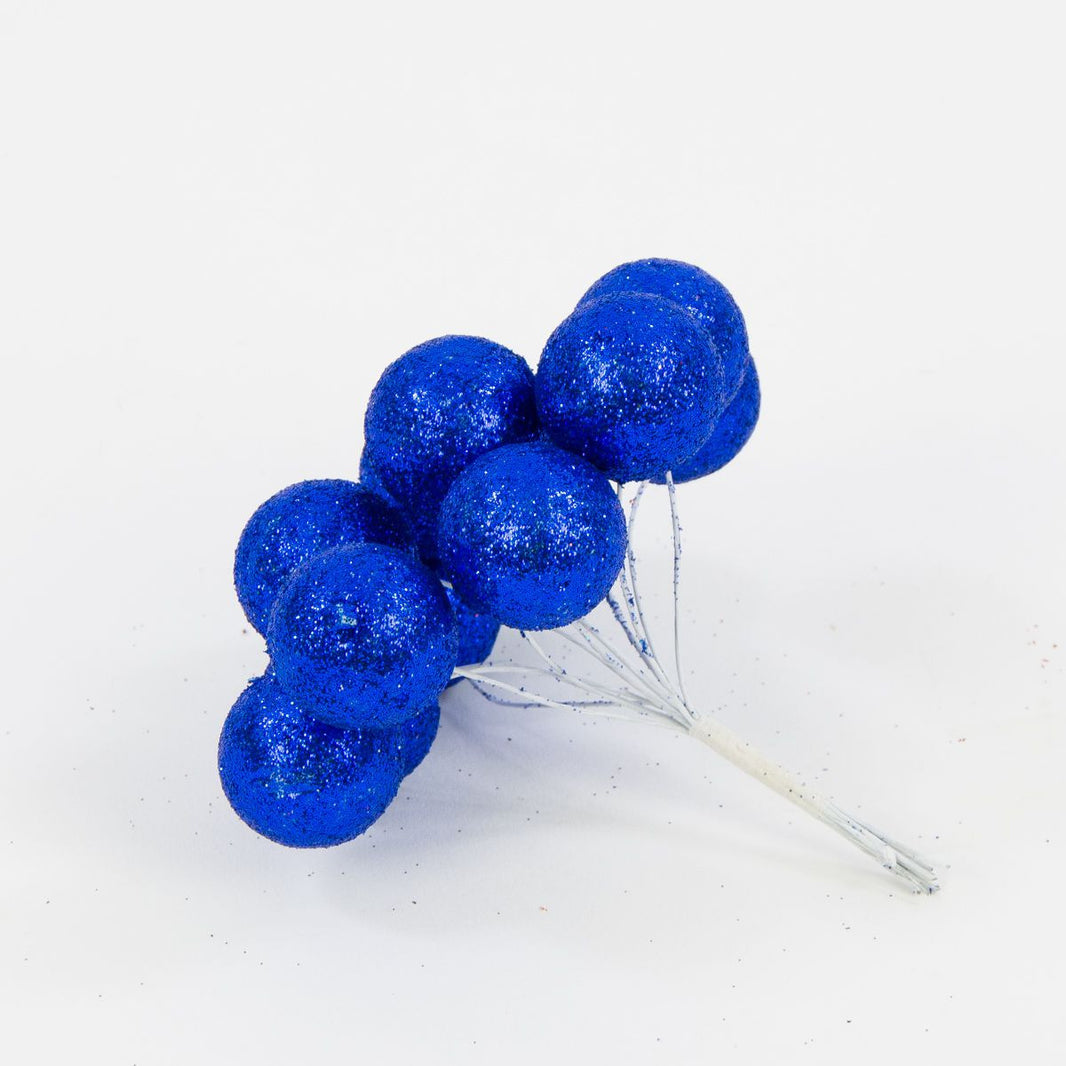 Tumma sininen kukkalanka, 2.5 cm