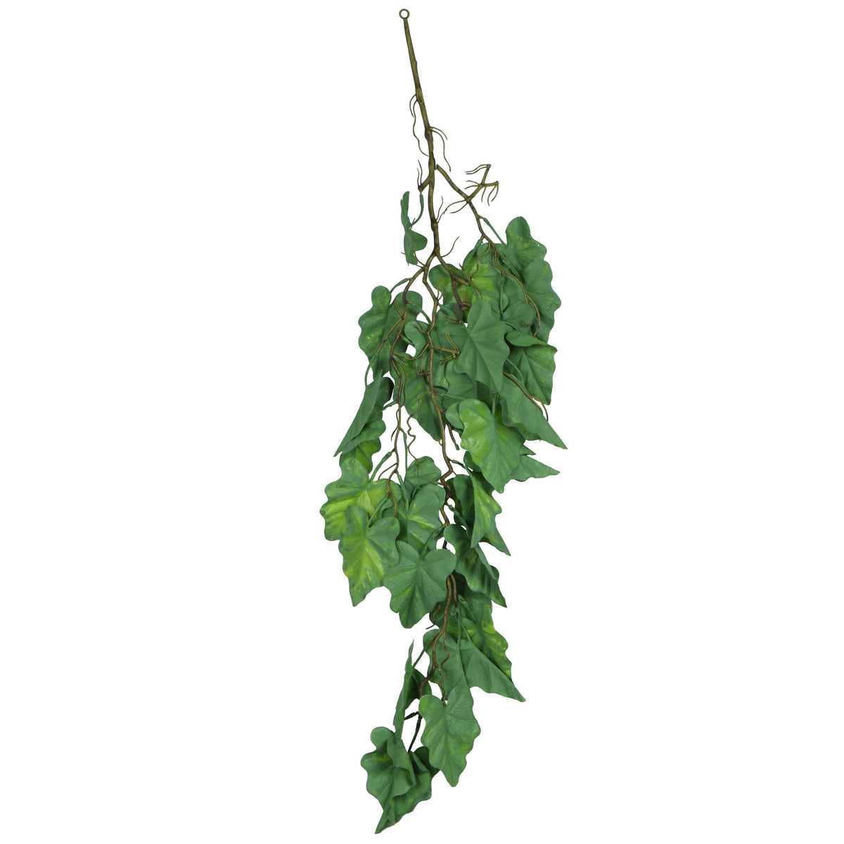 Tumma vihreä alokasia – tekoköynnös, 105 cm