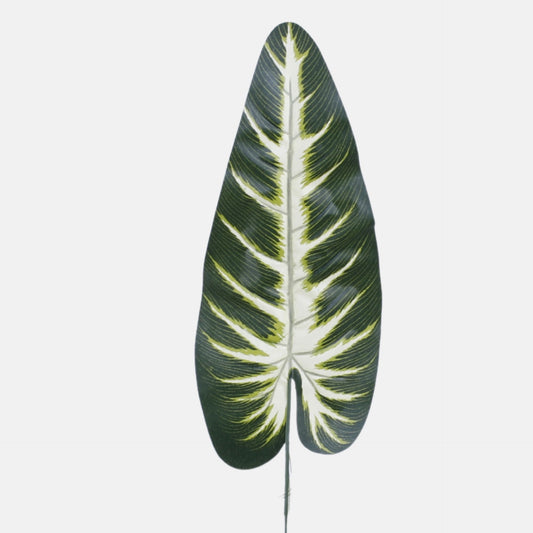 Tumma vihreä flamingonkukka – tekolehti, 48 cm