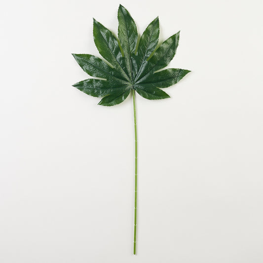 Tumma vihreä tekolehti, silikoni, 67 cm, 12 kpl