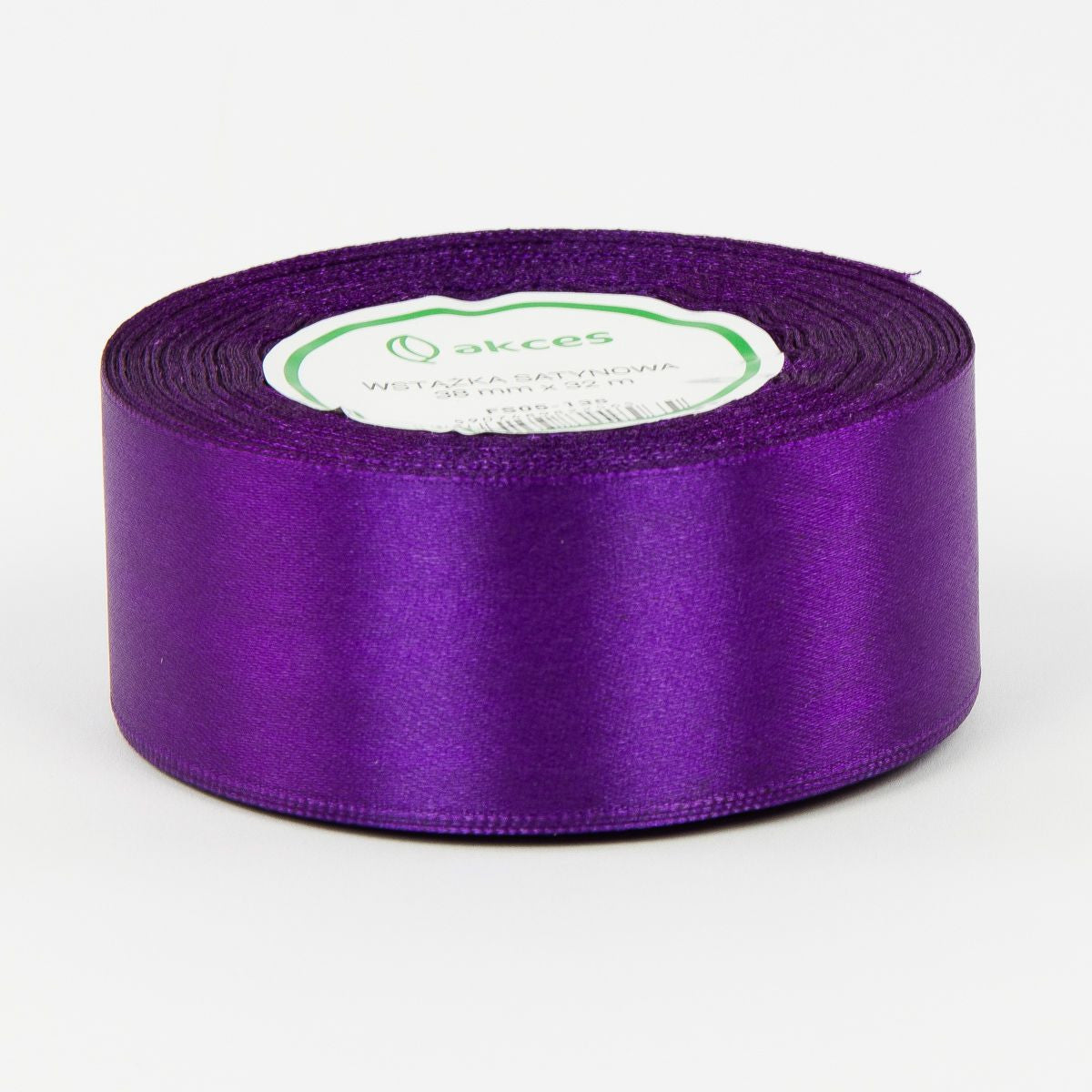 Tumma violetti koristenauha, satiini, 38 mm