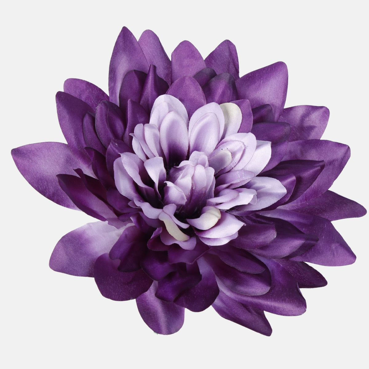 Tumma violetti tekodaalian kukkapää, 27 cm