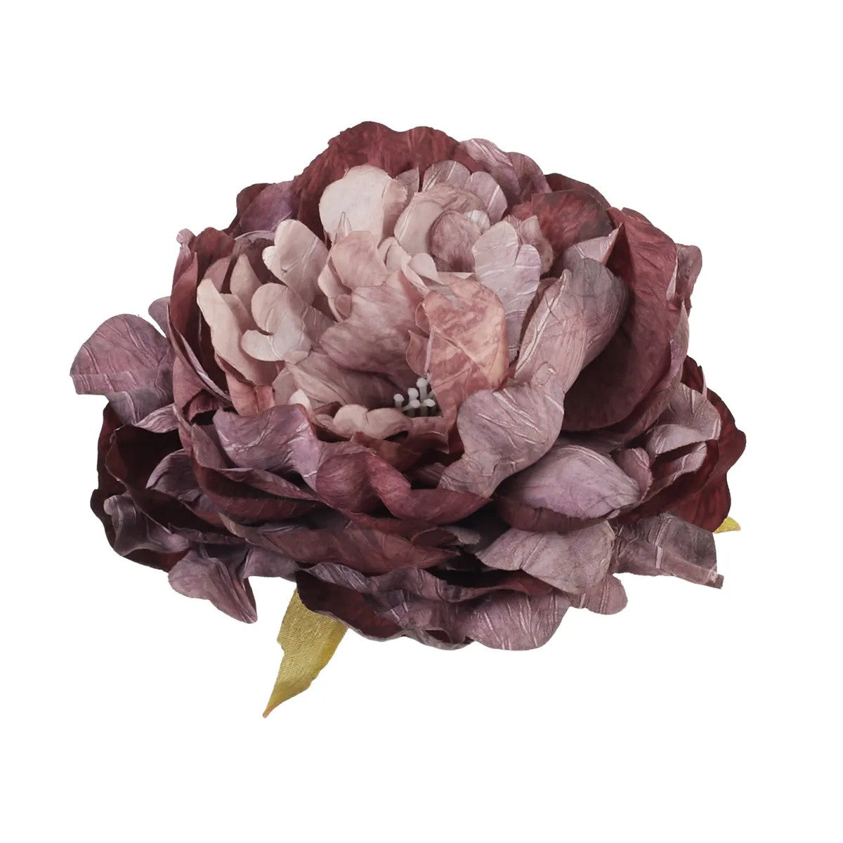 Tumma violetti tekopionin kukkapää, 14 cm